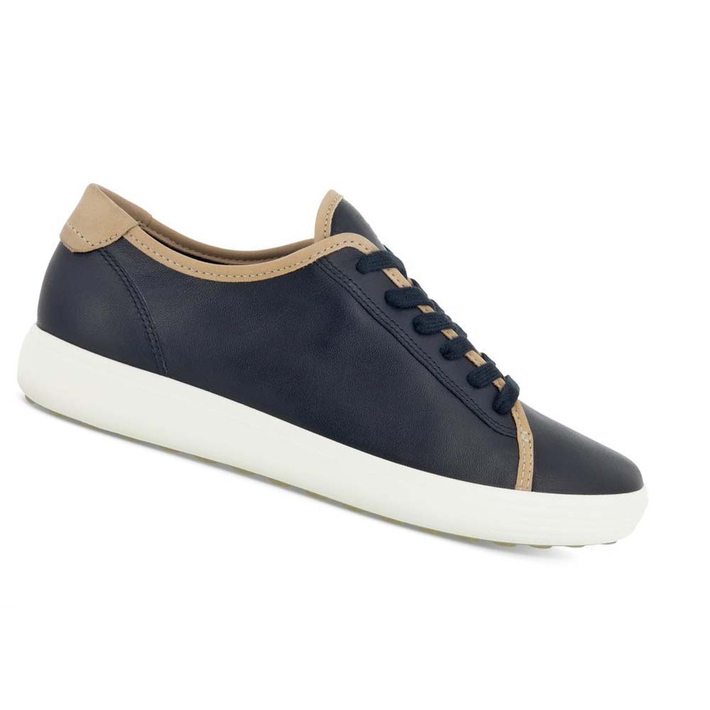 Ecco Soft 7 Piping Fritidssko Dame Svarte | NO 73KOR